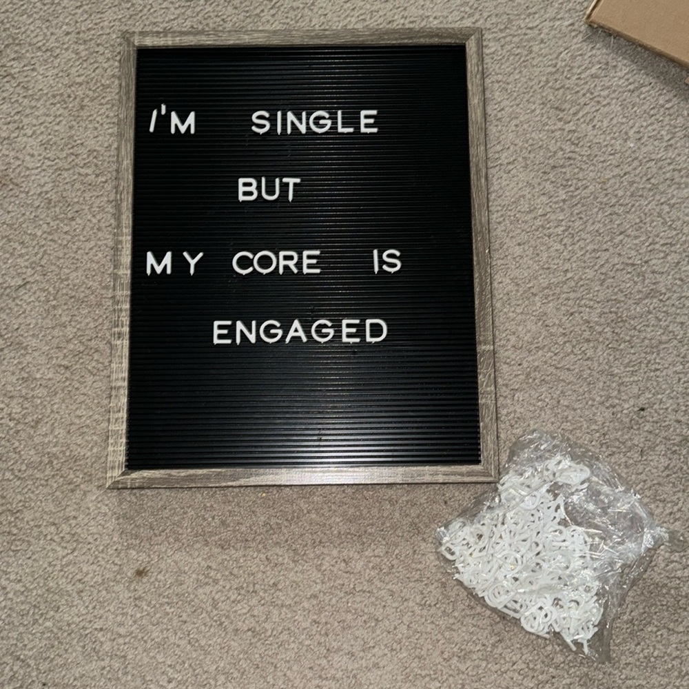 Large Letter Board